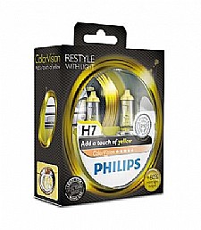 נורת H7 12V 55W COLORVISION YELLOW PHILIPS נורת H7 12V 55W COLORVISION YELLOW PHILIPS