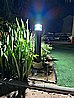 עמוד גינה בולרד בולרד שחור SYLVANIA IP65