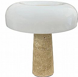 מטריה טרוורטין שולחן מטריה טרוורטין שולחן