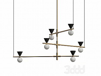 Oneta Large Suspension Lamp By Aromas