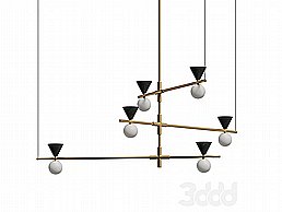 Oneta Large Suspension Lamp By Aromas Oneta Large Suspension Lamp By Aromas