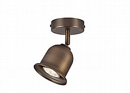 ספוט 25007 בודד פליז (כולל נורת לד) ספוט 25007 בודד פליז (כולל נורת לד)