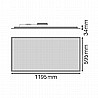 פאנל לד שקוע OSRAM LEDVANCE VALUE 600X1200 65W, אור ניטרלי