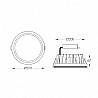 שקוע לד עגול OSRAM LEDVANCE 200mm 25W
