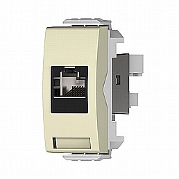 שקע מחשב RJ45 CAT 5E קרם ניסקו סוויץ' שקע מחשב RJ45 CAT 5E קרם ניסקו סוויץ'