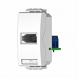 שקע טלפון ישראלי 1 מודול לבן ניסקו סוויץ' שקע טלפון ישראלי 1 מודול לבן ניסקו סוויץ'