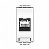 שקע מחשב RJ45 CAT 5E לבן ניסקו סוויץ'