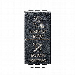 מפסק סימון DND/MUR שחור מט ניסקו סוויץ' מפסק סימון DND/MUR שחור מט ניסקו סוויץ'