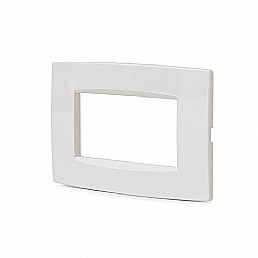 מסגרת SEE לבנה 4 מודול ניסקו סוויץ' מסגרת SEE לבנה 4 מודול ניסקו סוויץ'