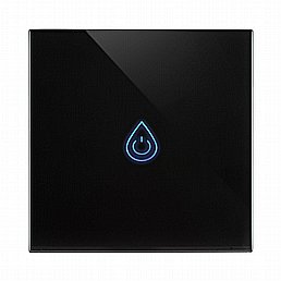 מתג טאץ' דו-קוטבי חכם זכוכית שחורה WIFI 60mm מתג טאץ' דו-קוטבי חכם זכוכית שחורה WIFI 60mm