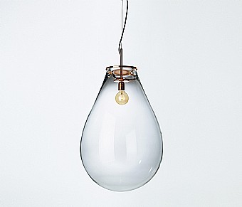 TIM Blown glass pendant lamp By Bomma
