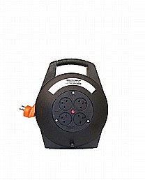 תוף כבל מאריך 6 מטר + 4 שקעים תוף כבל מאריך 6 מטר + 4 שקעים