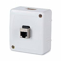 שקע למחשב על הטיח 45-SUPER N-1RJ שקע למחשב על הטיח 45-SUPER N-1RJ