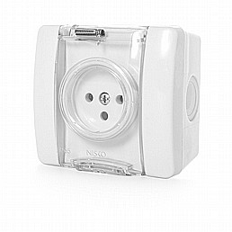 שקע כח מוגן מים SUPER-N WP1 IP65 שקע כח מוגן מים SUPER-N WP1 IP65