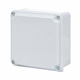 קופסת הסתעפות חלקה T-1 100X100X50 IP-55 קופסת הסתעפות חלקה T-1 100X100X50 IP-55
