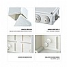 קופסת הסתעפות חלקה T-24 154X114X70 IP-55