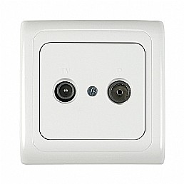 שקע T.V-FM תחת הטיח ספיר שקע T.V-FM תחת הטיח ספיר