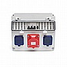 קופסת שירות 516.210 NNPL סקון NISKO כולל חצי אוטומט ניסקומטיק 16*3 + 16*1