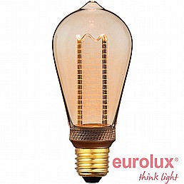 נורת לד לייזר אגסי E-27 4W נורת לד לייזר אגסי E-27 4W