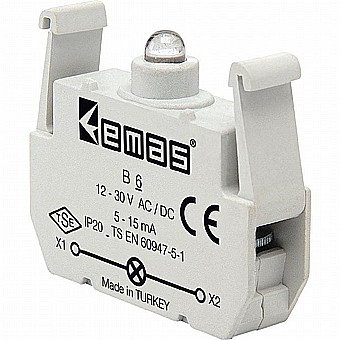בלוק תאורה לד לסדרה B -B6 12-30V