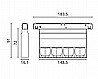 גלי מגנטי לפס צבירה 15W