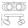  Ferano 2X4.3W By Philips
