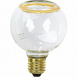 נורת לד דקורטיבית עגולה זכוכית קוטר 8 ס"מ נורת לד דקורטיבית עגולה זכוכית קוטר 8 ס"מ