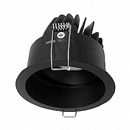 שקוע לד עגול מתכוונן שחור PACO 10W שקוע לד עגול מתכוונן שחור PACO 10W