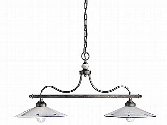   ASTI Ceramic chandelier By Ferroluce