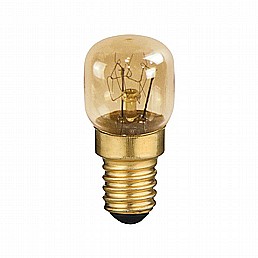 נורה לתנור 300 מעלות E-14 15W נורה לתנור 300 מעלות E-14 15W