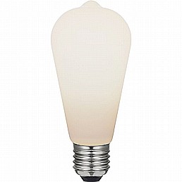 נורת לד אגס פחם חלבית E-27 8W נורת לד אגס פחם חלבית E-27 8W