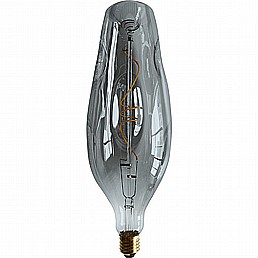 נורת ג`מבו לד זכוכית מעושנת 4W E27 2200K ניתן לעמעום נורת ג`מבו לד זכוכית מעושנת 4W E27 2200K ניתן לעמעום