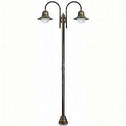 Campanula Dual Lamp Post 1792 By Moretti Luce