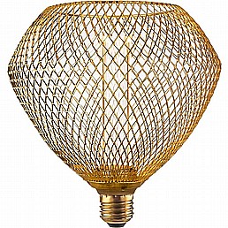 נורת לד 3.5W רשת יהלום זהב גדול נורת לד 3.5W רשת יהלום זהב גדול