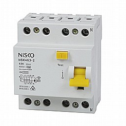 ממסר פחת NSK463-2 4X63/0.03 30mA ממסר פחת NSK463-2 4X63/0.03 30mA