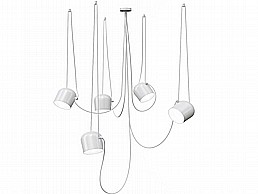 AIM 5 LED Suspension Lamp By Flos AIM 5 LED Suspension Lamp By Flos