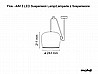 AIM 5 LED Suspension Lamp By Flos