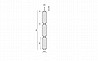 Elma Suspension Lamp - C1312/L By Aromas