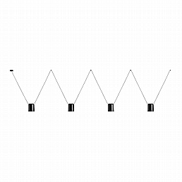 ATTIC QUADRUPLE Pendant By LedsC4 ATTIC QUADRUPLE Pendant By LedsC4