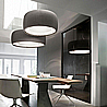 Silenzio LED sound-absorbing pendant lamp By Luceplan