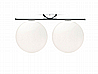 IC C/W 2 Double Wall/ceiling lamp By Flos