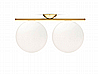 IC C/W 2 Double Wall/ceiling lamp By Flos