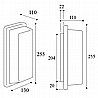 Ice Cubic Flush Wall Light 3410 By Moretti Luce